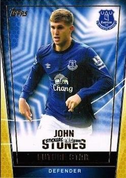 Sticker John Stones - Premier Club 2014-2015 n. 143 - Topps