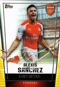 Sticker Alexis Sanchez - Premier Club 2014-2015 n. 151 - Topps