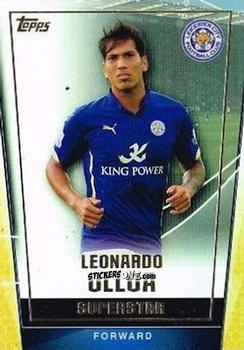 Sticker Leonardo Ulloa - Premier Club 2014-2015 n. 158 - Topps