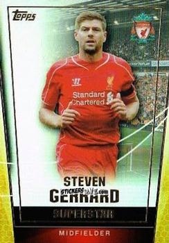Sticker Steven Gerrard - Premier Club 2014-2015 n. 159 - Topps