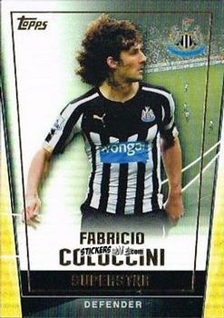 Sticker Fabricio Coloccini - Premier Club 2014-2015 n. 162 - Topps