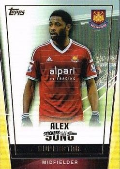 Sticker Alex Song - Premier Club 2014-2015 n. 170 - Topps
