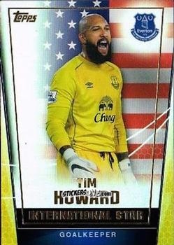Sticker Tim Howard - Premier Club 2014-2015 n. 173 - Topps