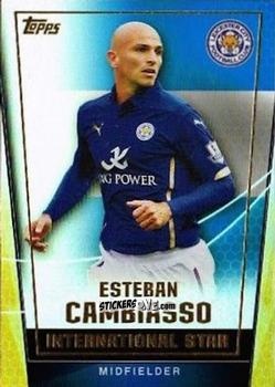 Sticker Esteban Cambiasso - Premier Club 2014-2015 n. 174 - Topps