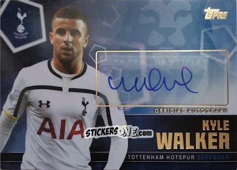 Sticker Kyle Walker - Premier Club 2014-2015 n. A4 - Topps