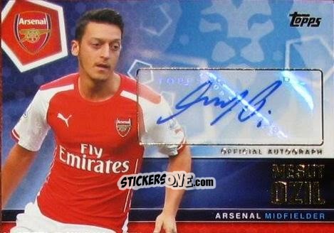 Sticker Mesut Ozil - Premier Club 2014-2015 n. A6 - Topps