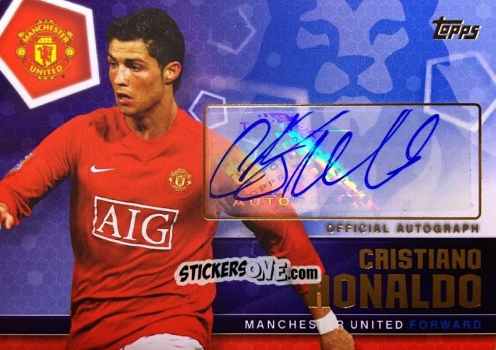 Sticker Cristiano Ronaldo - Premier Club 2014-2015 n. A11 - Topps