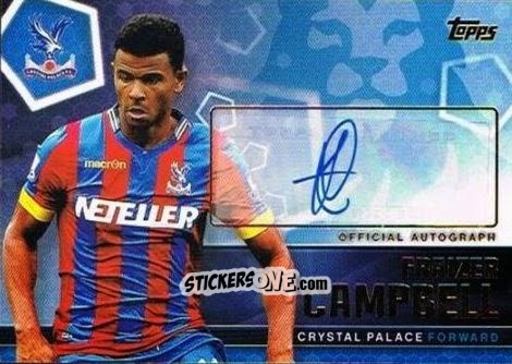 Sticker Fraizer Campbell - Premier Club 2014-2015 n. A13 - Topps