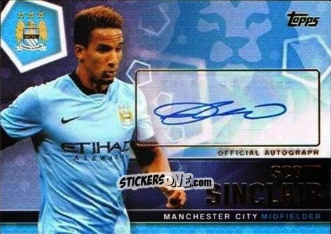 Sticker Scott Sinclair - Premier Club 2014-2015 n. A22 - Topps