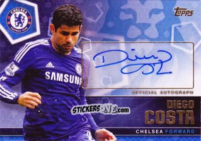 Sticker Diego Costa - Premier Club 2014-2015 n. A27 - Topps