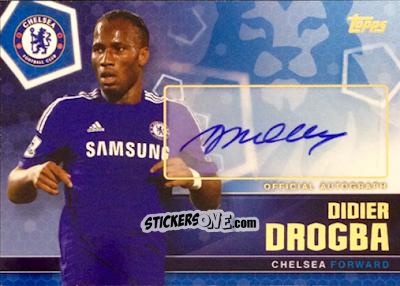 Sticker Didier Drogba - Premier Club 2014-2015 n. A28 - Topps