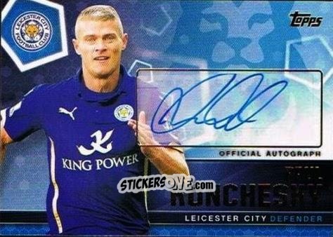 Cromo Paul Konchesky - Premier Club 2014-2015 n. A34 - Topps