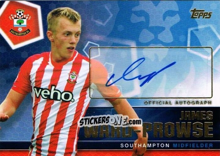 Sticker James Ward-Prowse - Premier Club 2014-2015 n. A37 - Topps