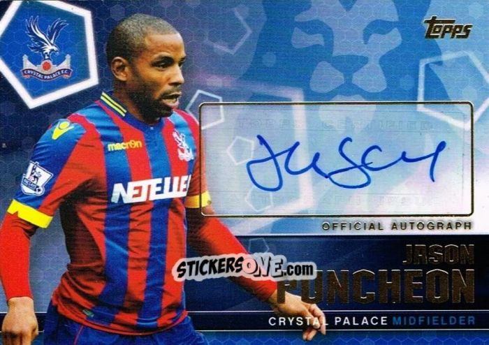 Sticker Jason Puncheon - Premier Club 2014-2015 n. A40 - Topps
