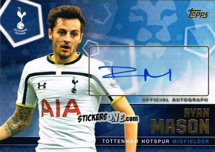 Sticker Ryan Mason - Premier Club 2014-2015 n. A43 - Topps