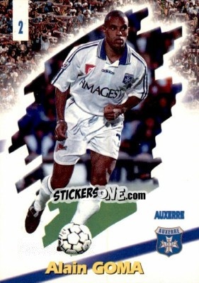 Figurina Alain Goma - FOOT Cards 1997-1998 - Panini