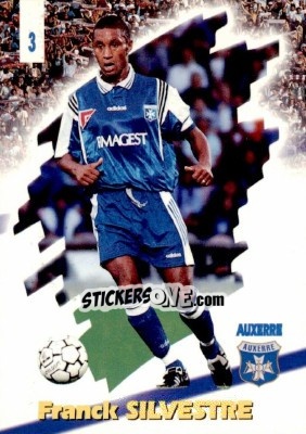 Sticker Franck Silvestre - FOOT Cards 1997-1998 - Panini
