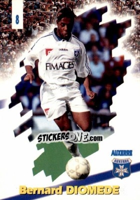Sticker Bernard Diomede - FOOT Cards 1997-1998 - Panini