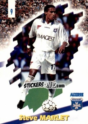 Cromo Steve Marlet - FOOT Cards 1997-1998 n. 9 - Panini