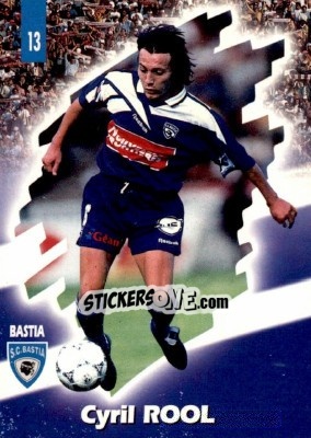 Sticker Cyril Rool - FOOT Cards 1997-1998 - Panini