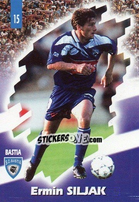 Sticker Ermin Siljak - FOOT Cards 1997-1998 - Panini