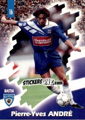 Sticker Pierre-Yves Andre - FOOT Cards 1997-1998 n. 16 - Panini