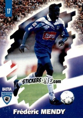 Sticker Frederic Mendy - FOOT Cards 1997-1998 n. 17 - Panini