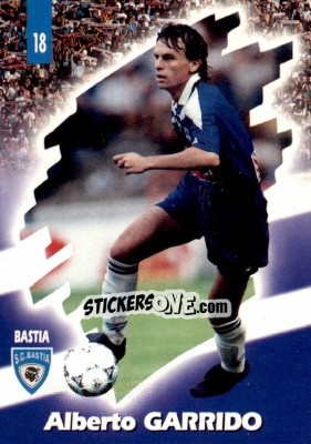 Sticker Alberto Pascual Garrido - FOOT Cards 1997-1998 n. 18 - Panini