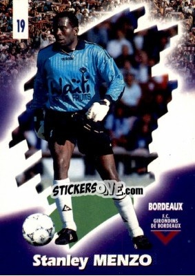 Sticker Stanley Menzo - FOOT Cards 1997-1998 n. 19 - Panini