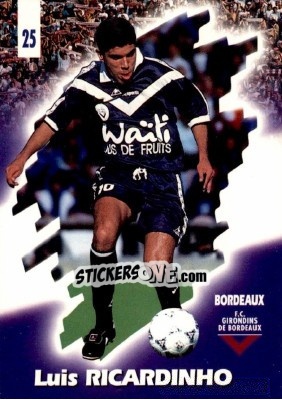 Sticker Luis Ricardinho - FOOT Cards 1997-1998 - Panini