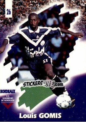 Sticker Louis Gomis - FOOT Cards 1997-1998 - Panini