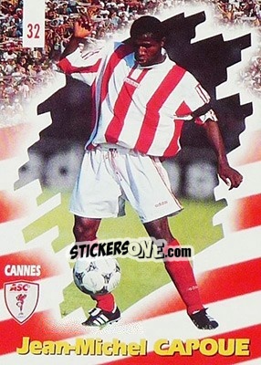 Figurina Jean-Michel Capoue - FOOT Cards 1997-1998 n. 32 - Panini
