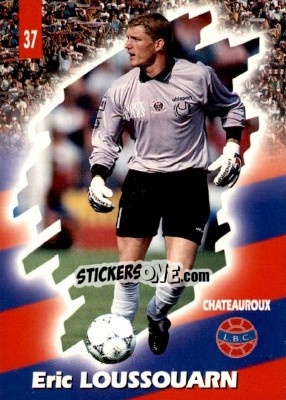 Sticker Eric Loussouarn - FOOT Cards 1997-1998 - Panini