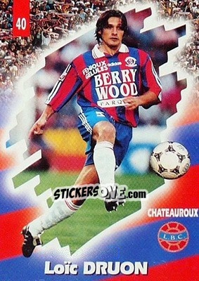 Figurina Loic Druon - FOOT Cards 1997-1998 n. 40 - Panini