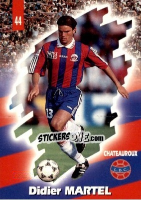 Sticker Didier Martel - FOOT Cards 1997-1998 n. 44 - Panini
