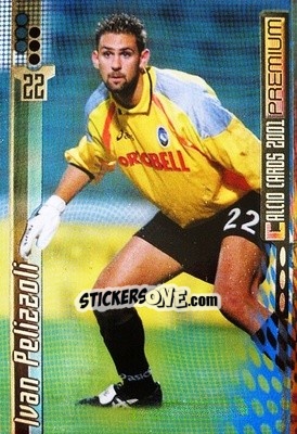 Sticker Ivan Pelizzoli - Calcio Cards 2000-2001 Premium - Panini