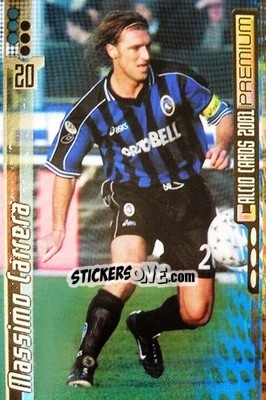 Sticker Massimo Carrera - Calcio Cards 2000-2001 Premium n. 2 - Panini