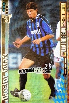 Sticker Massimo Donati - Calcio Cards 2000-2001 Premium - Panini