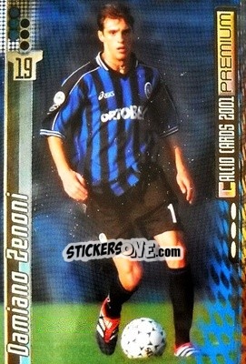 Sticker Damiano Zenoni - Calcio Cards 2000-2001 Premium n. 9 - Panini