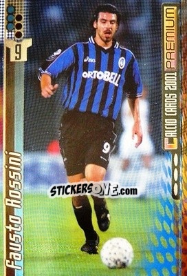 Sticker Fausto Rossini - Calcio Cards 2000-2001 Premium n. 10 - Panini