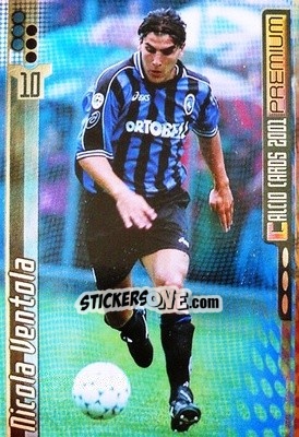 Sticker Nicola Ventola - Calcio Cards 2000-2001 Premium n. 11 - Panini