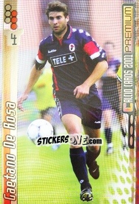 Sticker Gaetano De Rosa - Calcio Cards 2000-2001 Premium n. 13 - Panini
