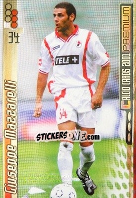 Sticker Giuseppe Mazzarelli - Calcio Cards 2000-2001 Premium - Panini