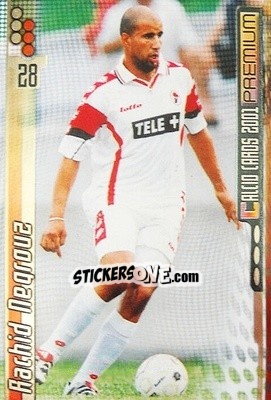 Sticker Rachid Neqrouz - Calcio Cards 2000-2001 Premium - Panini