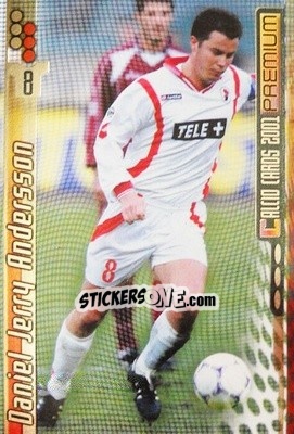 Sticker Daniel Jerry Andersson - Calcio Cards 2000-2001 Premium n. 16 - Panini