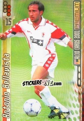Sticker Antonio Bellavista - Calcio Cards 2000-2001 Premium n. 17 - Panini