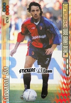 Sticker Giovanni Bia - Calcio Cards 2000-2001 Premium n. 24 - Panini