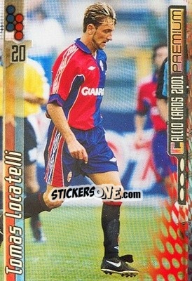 Sticker Tomas Locatelli - Calcio Cards 2000-2001 Premium - Panini