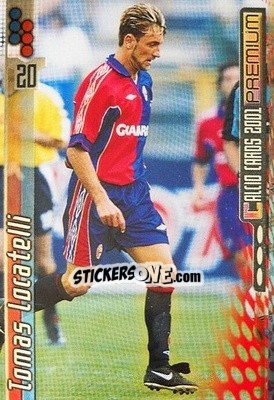 Sticker Tomas Locatelli - Calcio Cards 2000-2001 Premium n. 28 - Panini