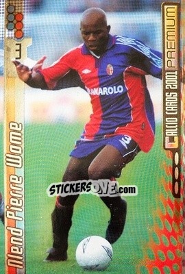 Sticker Nlend Pierre Wome - Calcio Cards 2000-2001 Premium n. 31 - Panini